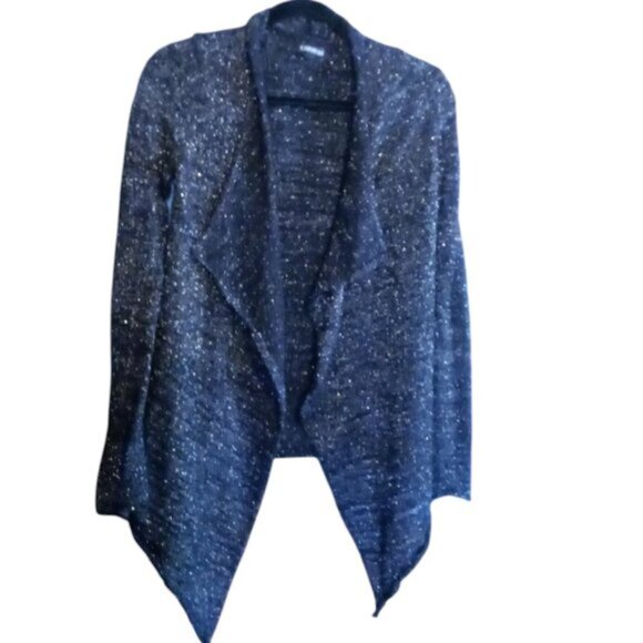 Express shimmery open front wool blend sweater  sz SP - Picture 1 of 15